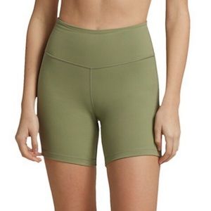 nwt weworewhat green biker shorts